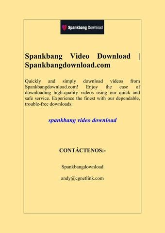 spankbangdownload|Spankbang Download